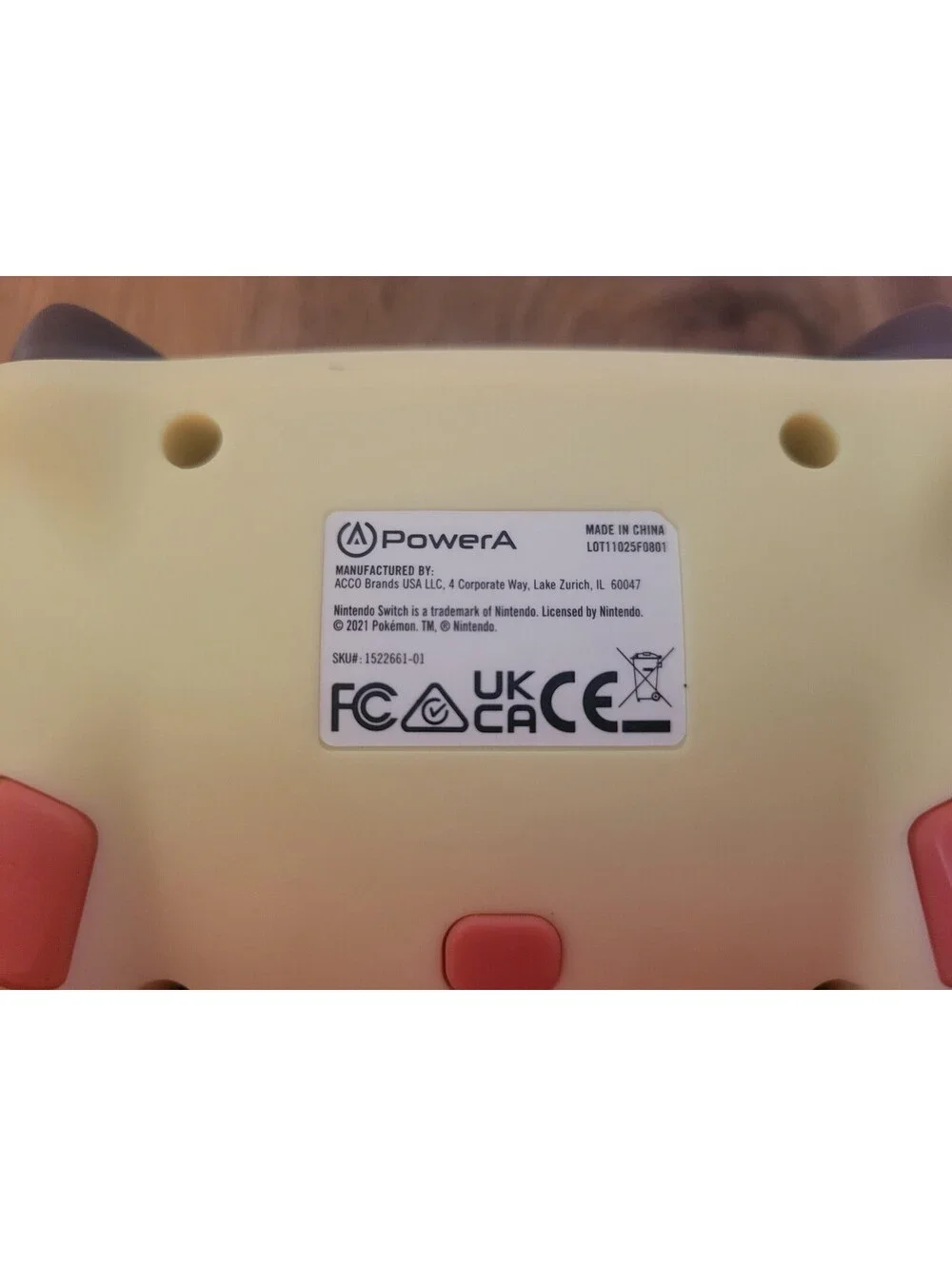 PowerA Pokemon Pikachu Electric Type Nintendo Switch Wired USB Controller White